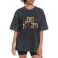 Women's Cotton Casual Book Theme T-Shirt - Trendy Sublimated Graphic Print Top for Book Lovers, Preppy Reading, Librarian