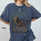 Moon Child Shirt, Celestial Boho Graphic Tee, Vintage Psychedelic Moon T-Shirt, 70s Retro Hippie Tee, Mystical Bohemian Apparel