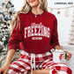 Literally Freezing Sweatshirt, Funny Winter Crewneck, Always Cold Graphic Pullover, Cozy Cold Weather Sweatshirt