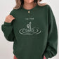 Vintage I'm Fine Sweatshirt, Funny Sarcastic Quote Crewneck, Retro Humor Pullover, Sassy Graphic Sweatshirt