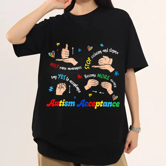 Autism Acceptance T Shirt For Sped Teachers Neurodiversity Support Apparel For April Awareness Month