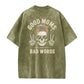 Good Moms Say Bad Words T-Shirt, Funny Mom Skull Sweatshirt, Badass Mom Graphic Tee, Trendy Mom Life Apparel, Mother's Day Funny Shirt