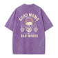 Good Moms Say Bad Words T-Shirt, Funny Mom Skull Sweatshirt, Badass Mom Graphic Tee, Trendy Mom Life Apparel, Mother's Day Funny Shirt