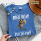 Why Take the High Road When You Can Take the Psycho Path T-Shirt, Funny Raccoon Shirt, Sarcastic Humor Tee, Iced Coffee Raccoon, Trash Panda Tee