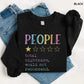 Review People Sweatshirt, Funny Sassy Quote Graphic Crewneck, Trendy Gift for Women, For Woman