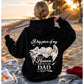 Women A Big Piece Of My Heart Lives In Heaven Mom Memorial Back Print Hoodie, Pink Angel Wing Heart Graphic Hooded Sweatshirt, Fall Remembrance Gift Hoodie