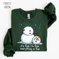 Funny Christmas Sweatshirt, Meltdown Snowman Christmas, Trendy Design, Winter Holiday Sweatshirt, Cozy Xmas Gift Sweatshirt Pullover Crewneck Tops