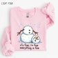 Funny Christmas Sweatshirt, Meltdown Snowman Christmas, Trendy Design, Winter Holiday Sweatshirt, Cozy Xmas Gift Sweatshirt Pullover Crewneck Tops