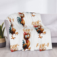 F-CAW-F Funny Rooster Flannel Blanket 320g
