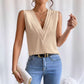 Women V Neck Tank Tops Dressy Casual Summer Loose Fit Sleeveless Shirts Blouse Comfy Womenswear Soft Basic