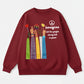 Raised Hand Print Imagine Lyrics Sweatshirt
