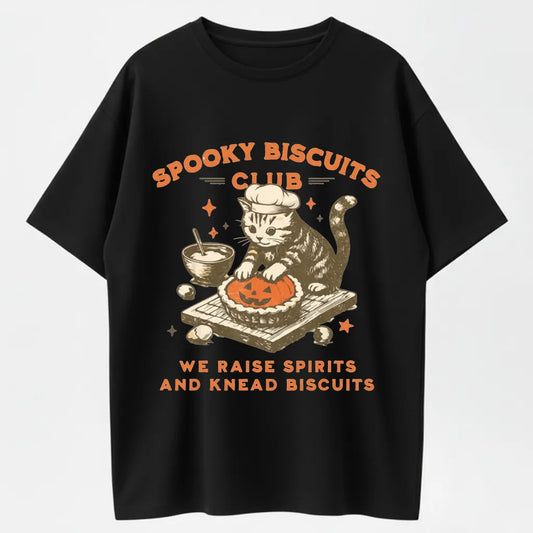 Halloween Baking Cat T-Shirt