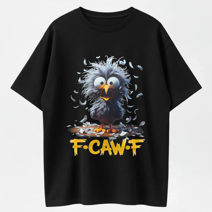 F-CAW-F Exaggerated Screaming Meme T-Shirt