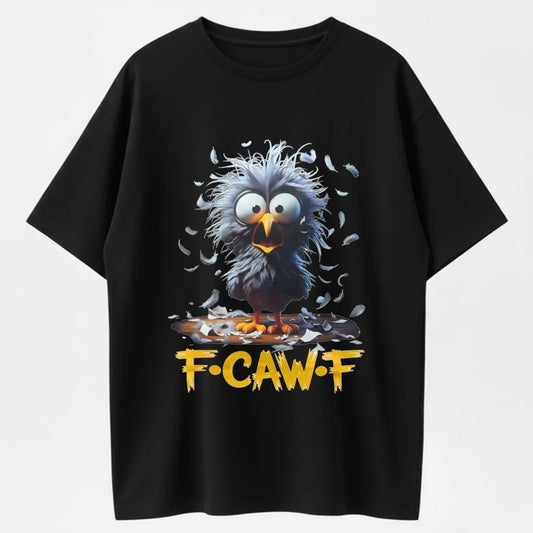 F-CAW-F Exaggerated Screaming Meme T-Shirt