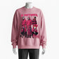In October We Wear Pink Horror Characters Halloween Sweatshirt