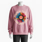 Imagine All the People Living Life in Peace Floral Daisy Sweatshirt