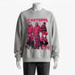 In October We Wear Pink Horror Characters Halloween Sweatshirt