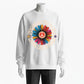 Imagine All the People Living Life in Peace Floral Daisy Sweatshirt