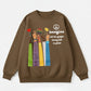 Raised Hand Print Imagine Lyrics Sweatshirt