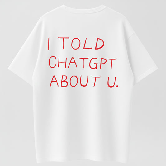 ChatGPT Gossip Tech Humor Graphic T-Shirt