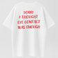EYE CONTACT WAS ENOUGH Introvert Social Humor T-Shirt