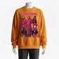 In October We Wear Pink Horror Characters Halloween Sweatshirt