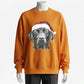 Christmas Dog Sweatshirt - Cute Labrador with Santa Hat