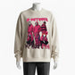 In October We Wear Pink Horror Characters Halloween Sweatshirt