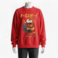 F-CAW-F Christmas Rooster Sweatshirt – Who Touched My Gift?! Edition