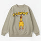 F-CAWW-F Exaggerated Funny Screaming Chicken Sweatshirt
