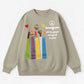 Raised Hand Print Imagine Lyrics Sweatshirt