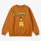F-CAWW-F Exaggerated Funny Screaming Chicken Sweatshirt