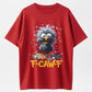 F-CAW-F Exaggerated Screaming Meme T-Shirt