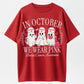 October Pink Ribbon Nurse Ghost T-Shirt