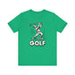 Frustrated Golfer Funny Graphic Tee
