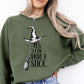 Yes I Can Drive a Stick 100% Cotton Witch Sweatshirt