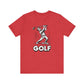 Frustrated Golfer Funny Graphic Tee