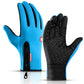 Outdoor Winter Gloves, Touchscreen andWindproof Full-Finger Gloves for Sports, Travel,and Daily Activities