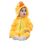 Cozy Baby Animal Fleece Onesie – Adorable Hooded Romper for Little Adventurers