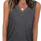 Tank Tops for Women Summer V Neck T Shirts Trendy Sleeveless Basic Tee Loose Fit 2025 Fashion