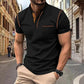 Men's Short Sleeve T-Shirt Henley Shirt Casual Summer T-Shirt Basic Round Neck Button Down Pocket
