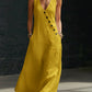 Boho Maxi Dress - Perfect for Beach, Vacation & Brunch! Sleeveless V-Neck Button Detail Casual Dress with Pockets