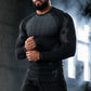 Men's Slim Fit Graphic Long Sleeve Performance Training Shirt