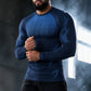 Men's Slim Fit Graphic Long Sleeve Performance Training Shirt