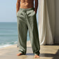 Men’s casual drawstring suitable for all seasons; versatile and easy to pair. Made from 100% polyester, they’re ideal for everyday wear and weekend outings. Beach pants—an essential for summer vacations. A great gift for a boyfriend or husband