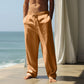 Men’s casual drawstring suitable for all seasons; versatile and easy to pair. Made from 100% polyester, they’re ideal for everyday wear and weekend outings. Beach pants—an essential for summer vacations. A great gift for a boyfriend or husband