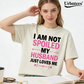 Urbntees I'm Not Spoiled My Husband Just Loves Me Funny Organic Cotton Unisex T-Shirt