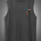 Stand For The Flag Kneel For The Cross 4th Of July Print Cotton Sleeveless Tank Tops