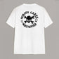 NOBODY CARES, WORK HARDER Skulls with Handles Black Print T-shirt