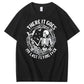 There It Goes My Last Flying Fuck  Pattern Print 100%Cotton T-Shirt